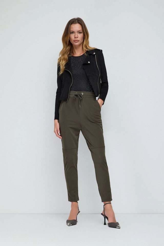 No Matter What 5-Pocket-Jeans Jogginghose aus Kunstleder von No Matter What