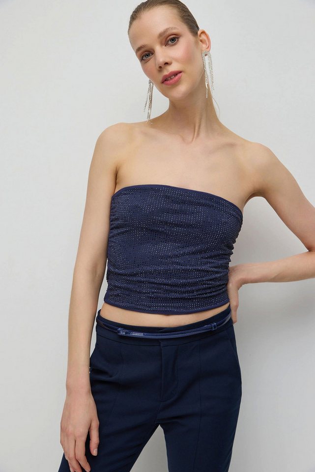 No Matter What Blusentop Kurze Crop-Bluse von No Matter What