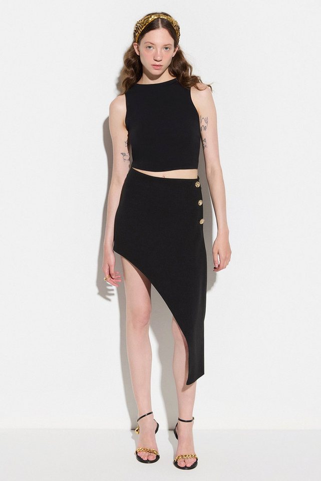 No Matter What Blusentop Kurze Crop-Bluse No Matter What Blusentop Kurze Crop-Bluse von No Matter What