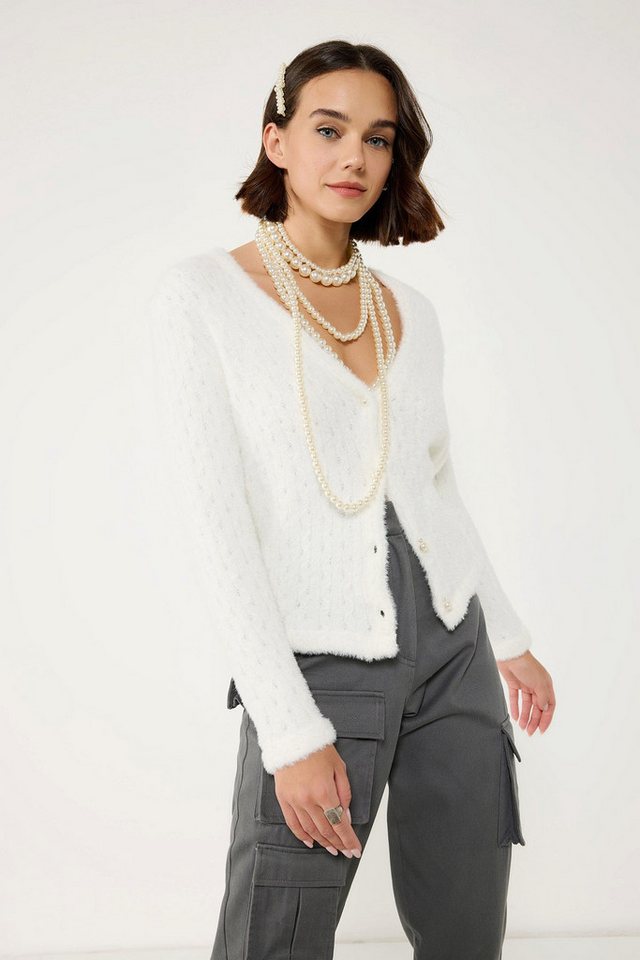 No Matter What Cardigan Weicher Strick-Cardigan mit Knöpfen von No Matter What