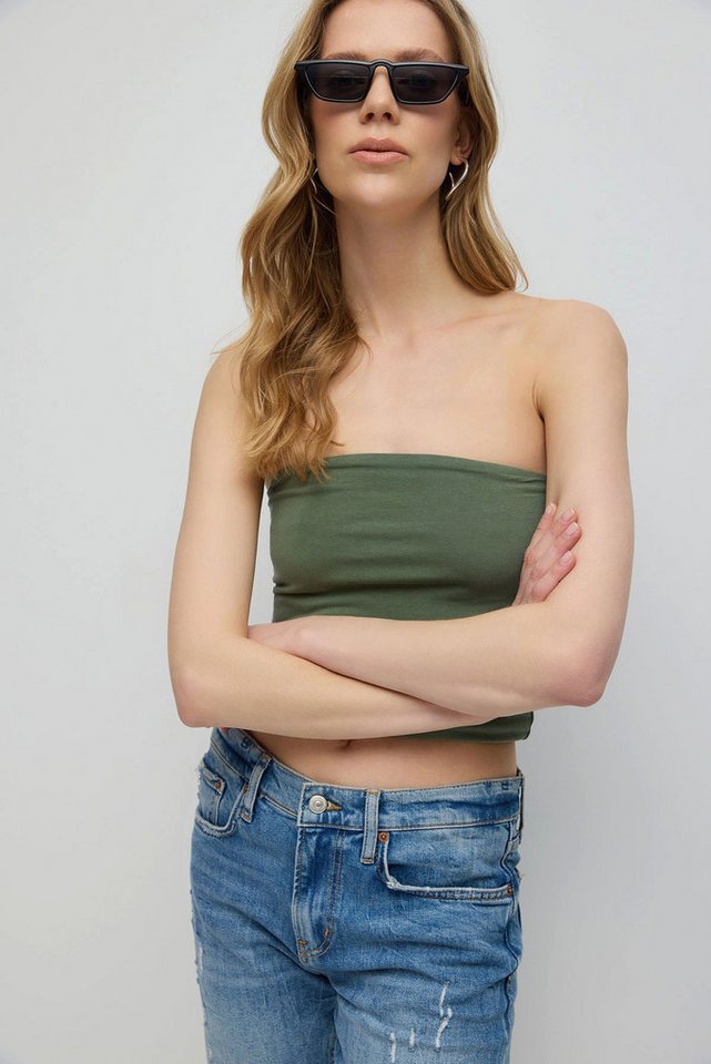No Matter What Crop-Top Säurewäsche Crop Top von No Matter What