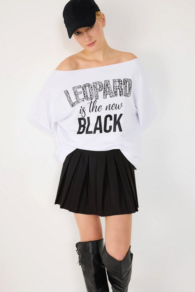 No Matter What Kapuzenpullover Leoparden Komfort Sweatshirt von No Matter What