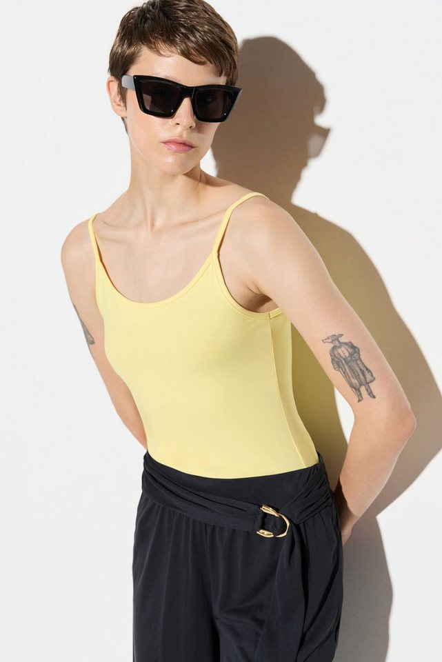 No Matter What Kapuzenpullover Stretch-Top mit dünnen Trägern 01015 von No Matter What