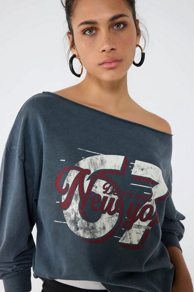 No Matter What Kapuzenpullover Sweatshirt mit New York-Print von No Matter What