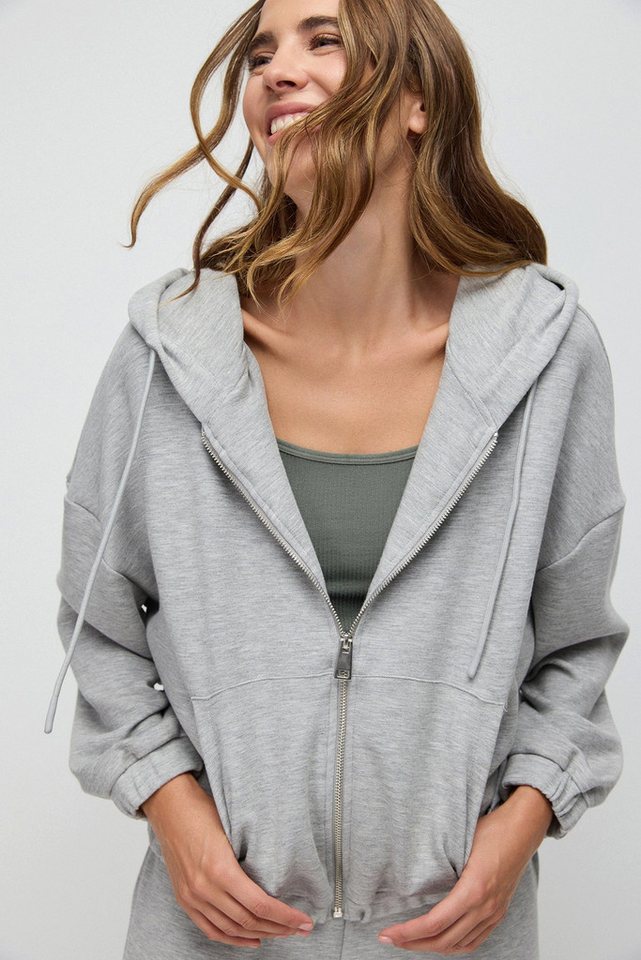 No Matter What Kapuzenpullover Weiches Kapuzen-Crop-Sweatshirt von No Matter What