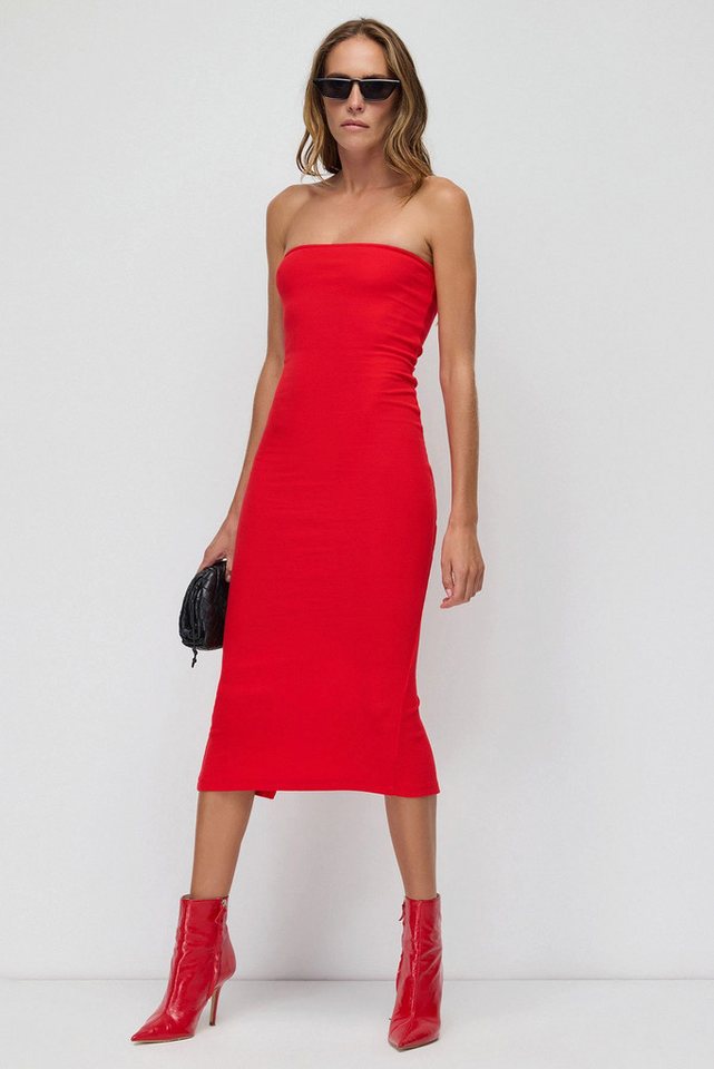 No Matter What Maxikleid Schulterfreies Midi-Kleid aus türkischem Stoff von No Matter What