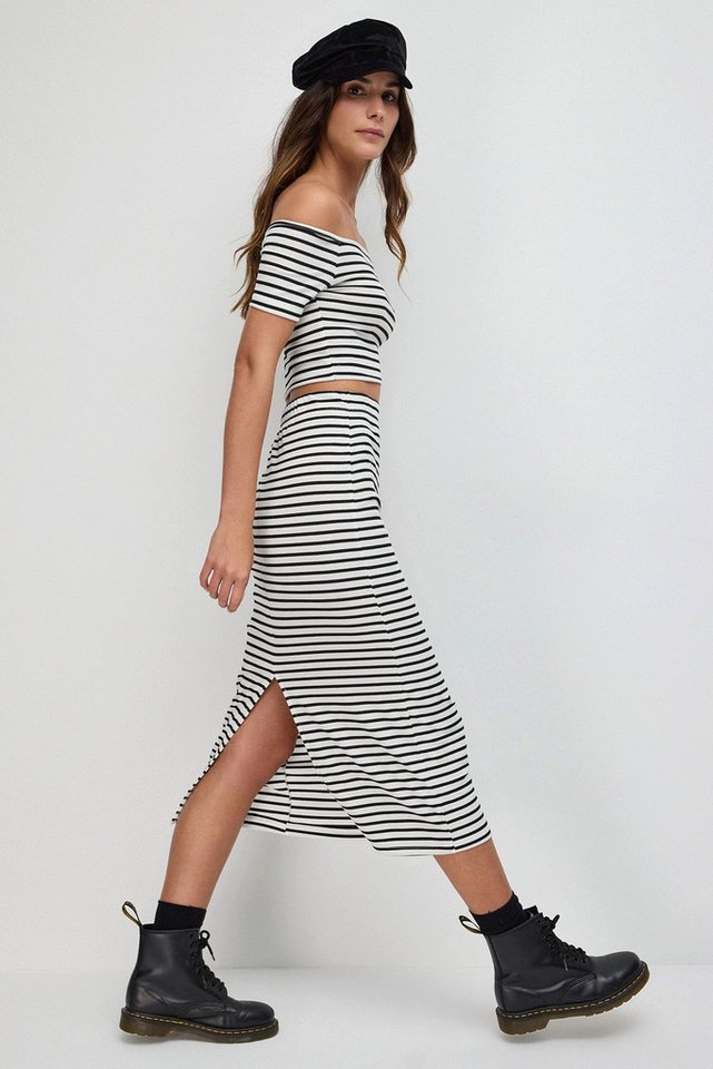 No Matter What Midirock Dehnbarer Midi Bleistiftrock von No Matter What