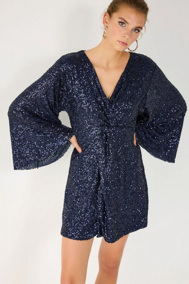 No Matter What Minikleid Zweireihiges Minikleid mit Pailletten von No Matter What