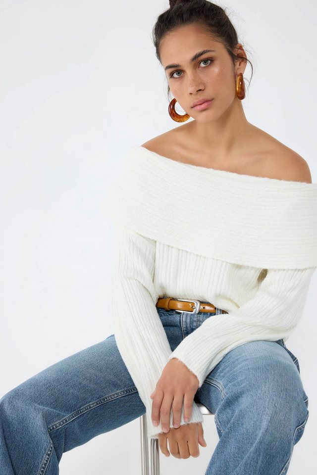 No Matter What Strickpullover Boot-Ausschnitt Strickpullover von No Matter What