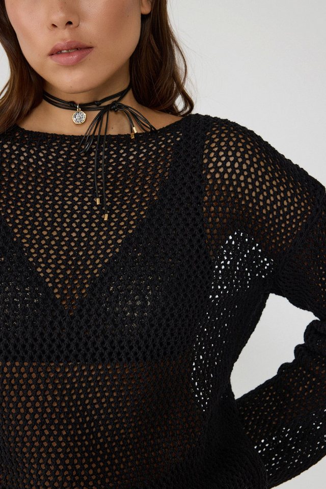 No Matter What Strickpullover Weicher Strickpullover mit Strukturdetails von No Matter What