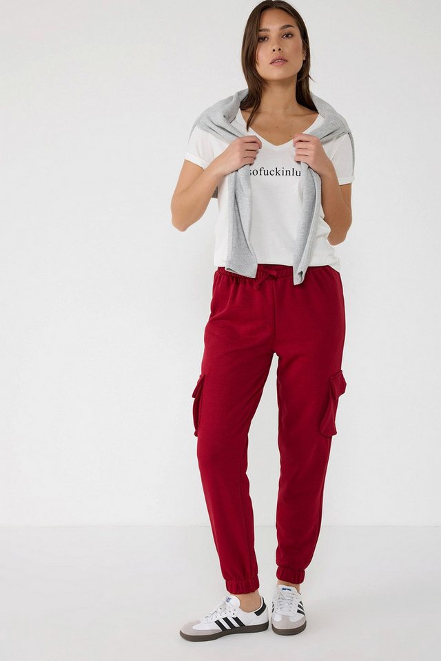 No Matter What Sweatponcho Basic Cargo-Jogginghose von No Matter What