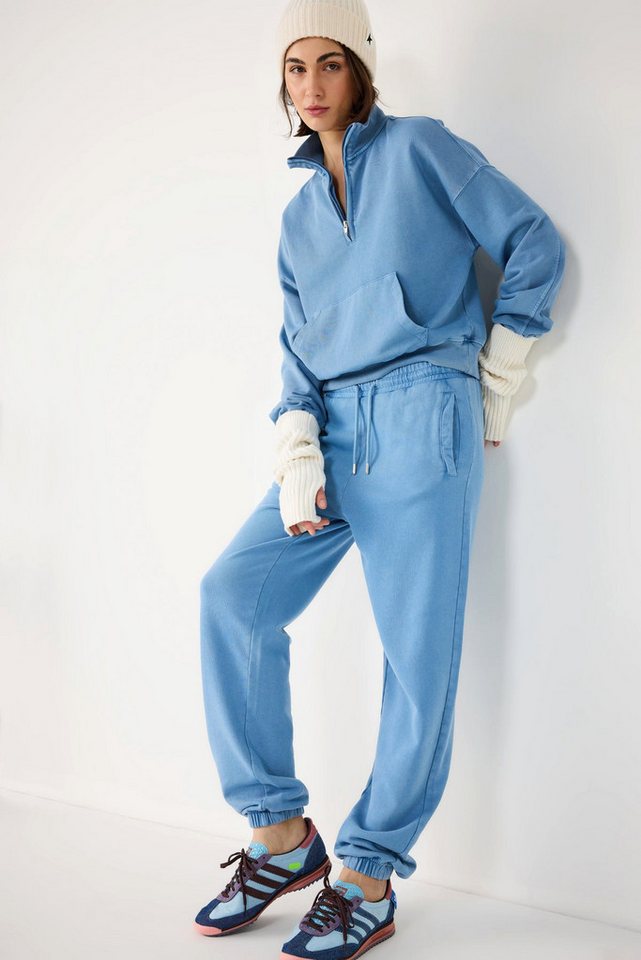 No Matter What Sweatponcho Jogginghose aus verblichener Baumwolle von No Matter What