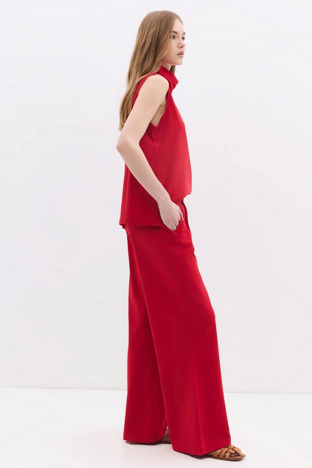 No Matter What Sweatponcho Locker geschnittene Hose mit elastischem Bund von No Matter What