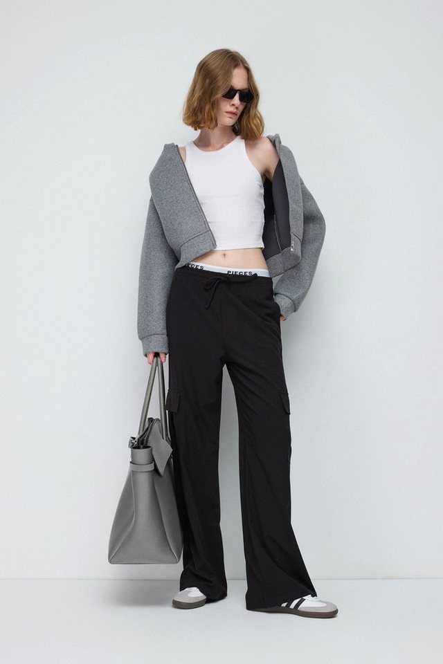 No Matter What Sweatpants Relaxed Fit-Hose aus gewebtem Stoff mit Cargotasche von No Matter What