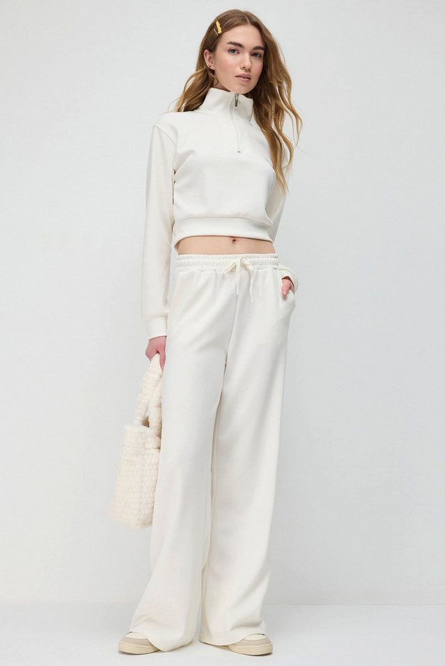 No Matter What Sweatpants Verstellbare Taille Weiche Wide-Leg Sweatpants No Matter What Sweatpants Verstellbare Taille Weiche Wide-Leg Sweatpants von No Matter What