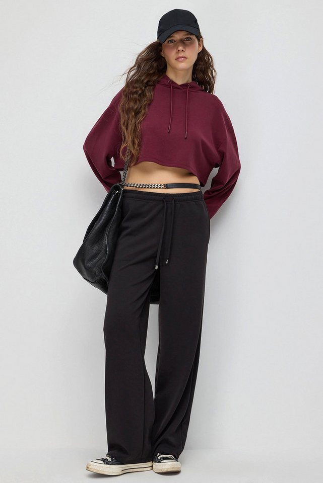 No Matter What Sweatpants Verstellbare Taille Weiche Wide-Leg Sweatpants von No Matter What