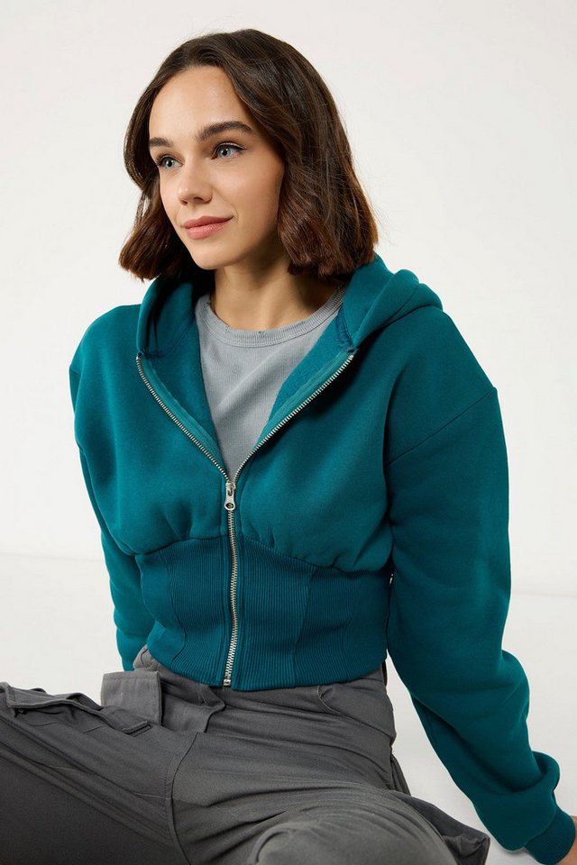 No Matter What Sweatshirt Kapuzenpullover mit Reißverschluss von No Matter What