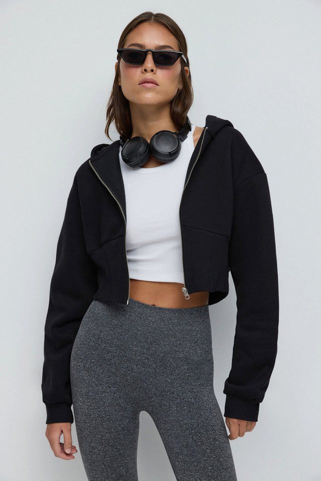 No Matter What Sweatshirt Kapuzenpullover mit Reißverschluss von No Matter What
