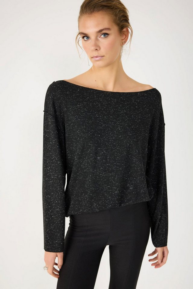 No Matter What Sweatshirt Leichter Glitzer-Sweatshirt von No Matter What