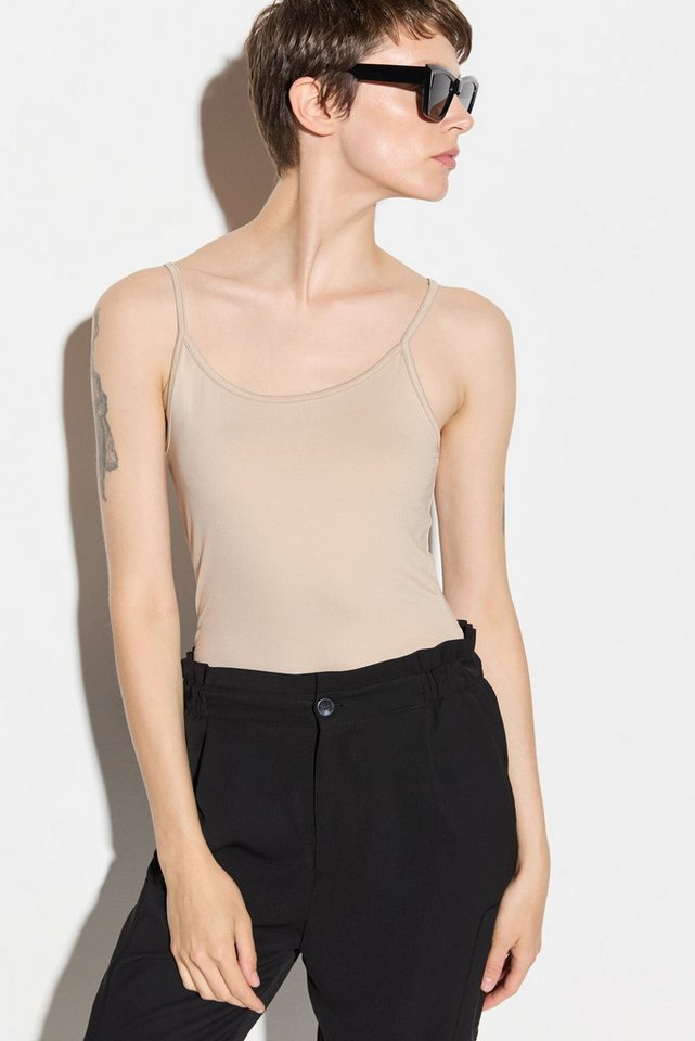 No Matter What Sweatshirt Stretch-Top mit dünnen Trägern 01015 von No Matter What