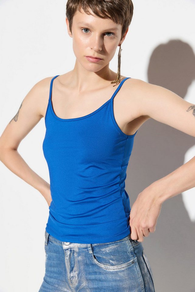 No Matter What Sweatshirt Stretch-Top mit dünnen Trägern 01015 von No Matter What