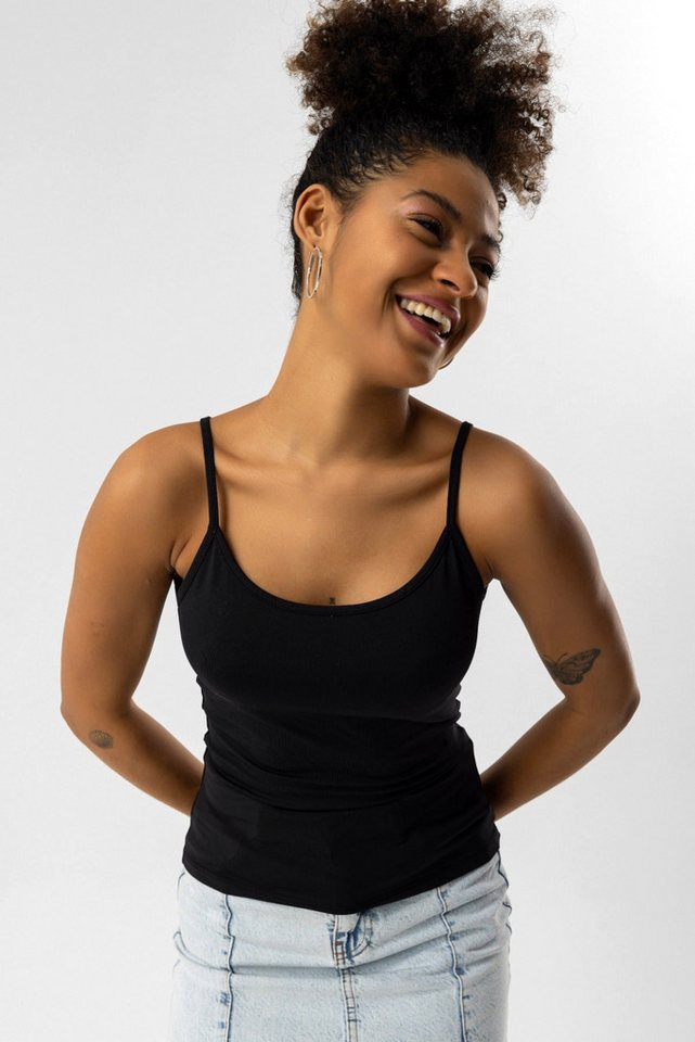 No Matter What Sweatshirt Stretch-Top mit dünnen Trägern von No Matter What