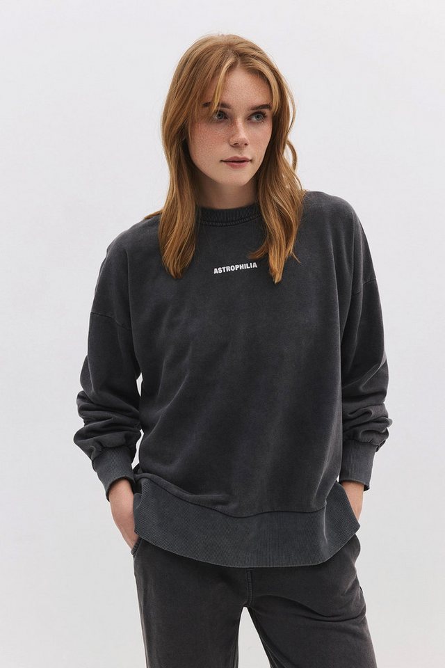 No Matter What Kapuzenpullover Sweatshirt mit Slogan und verblasstem Effekt von No Matter What