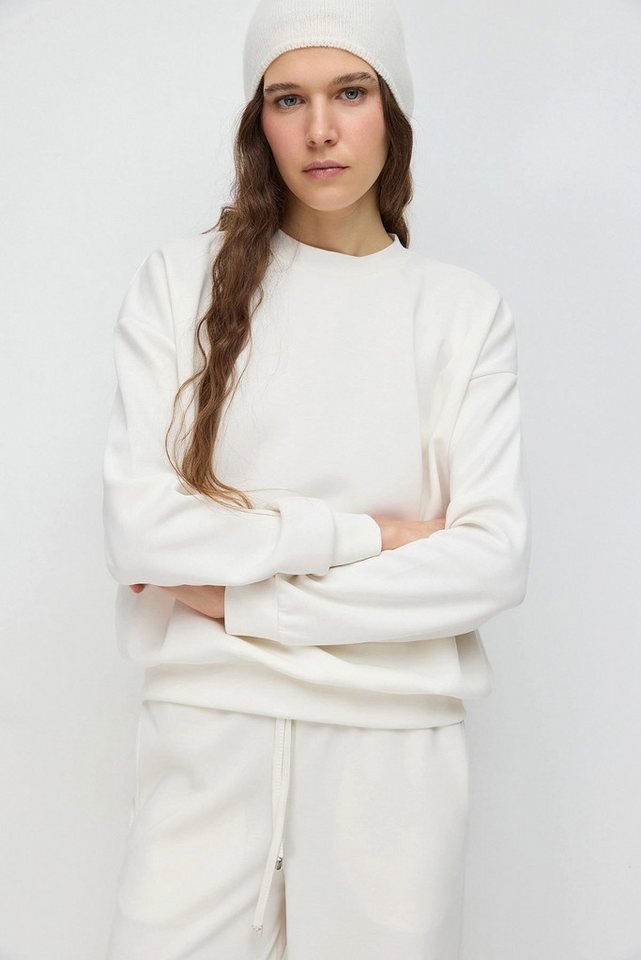 No Matter What Sweatshirt Weiches Basic-Sweatshirt aus türkischem Stoff von No Matter What