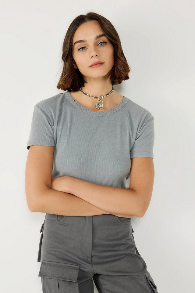 No Matter What T-Shirt Kurzarm Crop T-Shirt aus türkischer Baumwolle von No Matter What