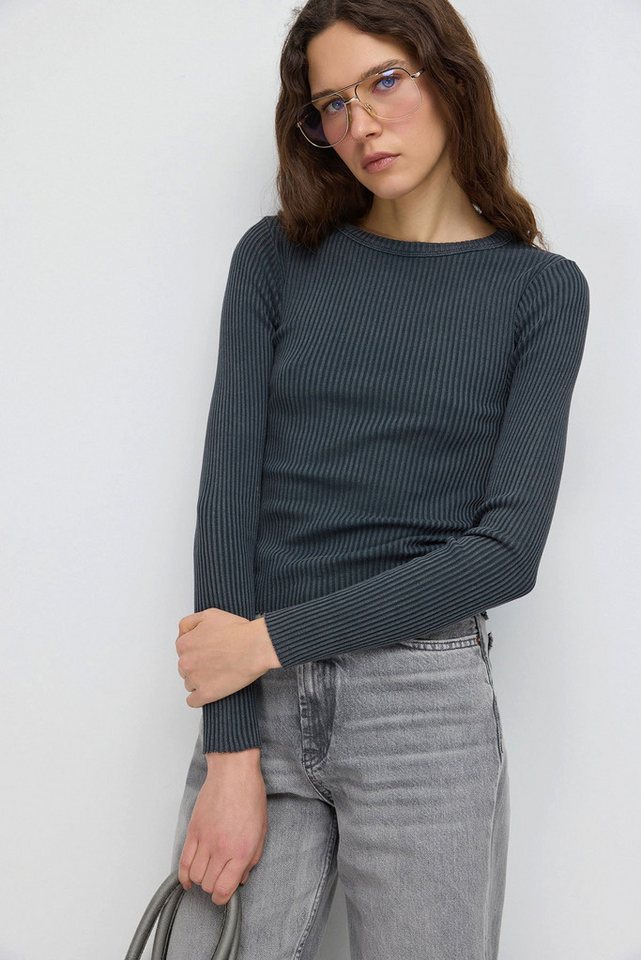 No Matter What T-Shirt Langarm Acid Wash T-Shirt von No Matter What