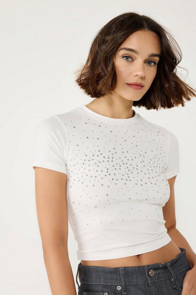 No Matter What T-Shirt Stein Druck Kurzarm T-Shirt von No Matter What