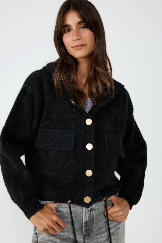 No Matter What Winterjacke Geknöpfter Strick-Cardigan von No Matter What