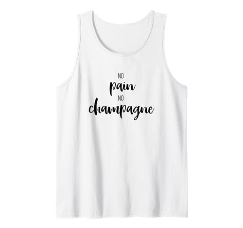 No Pain No Champagne, Lustige Gym Shirts für Frauen, Spinning Tank Top No Pain No Champagne, Lustige Gym Shirts für Frauen, Spinning Tank Top von No Pain Shirt Co.