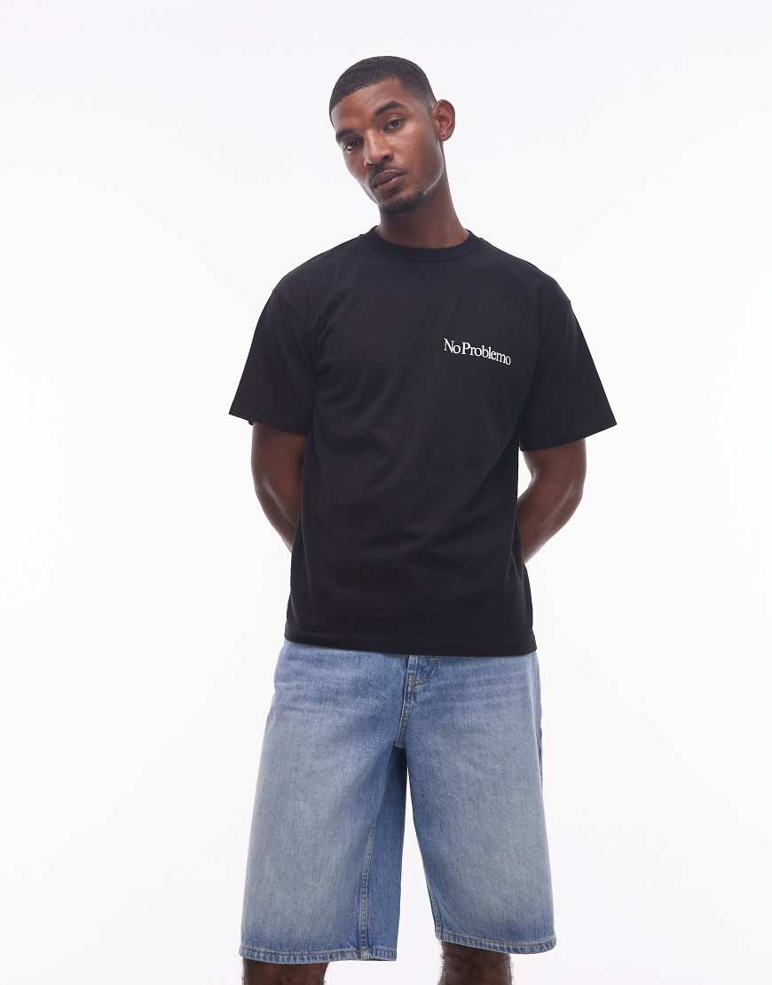 No Problemo - T-Shirt in Schwarz mit kleinem Logo No Problemo - T-Shirt in Schwarz mit kleinem Logo von No Problemo