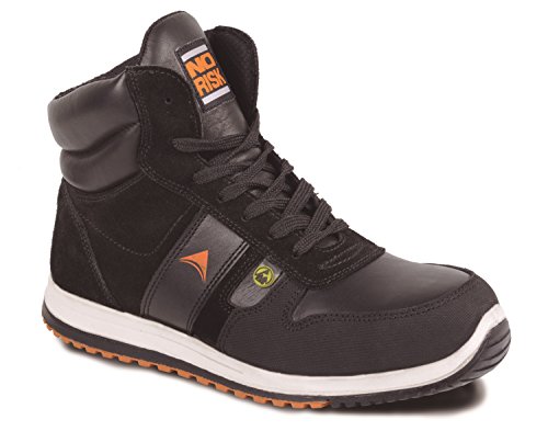 NoRisk Sicherheitsstiefel Jumper von S3 SRC ESD 45 Schwarz von No Risk