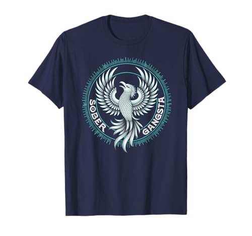 Süße Nüchternde Gangsta Nobriety Mama AA Phoenix Bird Strong NA T-Shirt Süße Nüchternde Gangsta Nobriety Mama AA Phoenix Bird Strong NA T-Shirt von No Shame In My Recovery Game Drug-Free Gangster