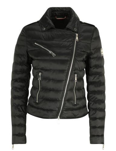 No. 1 Como SANREMO Damen Steppjacke (DE/NL/SE/PL, Alphanumerisch, M, Regular, Regular, Schwarz) von No.1 Como