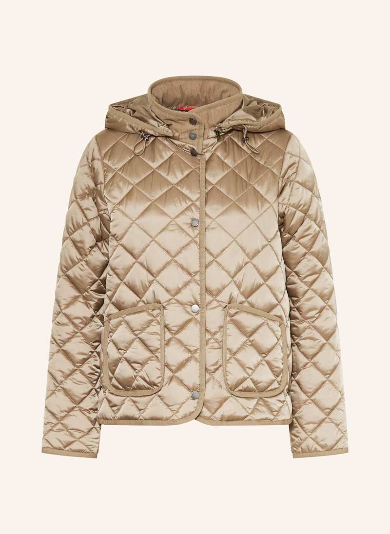 No.1 Como Steppjacke Quebec Mit Abnehmbarer Kapuze gruen von No.1 Como