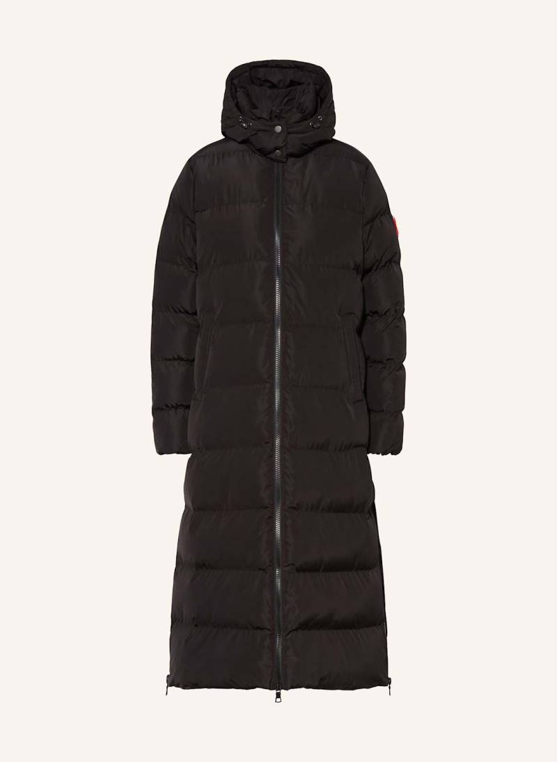 No.1 Como Steppmantel Mit Abnehmbarer Kapuze schwarz von No.1 Como