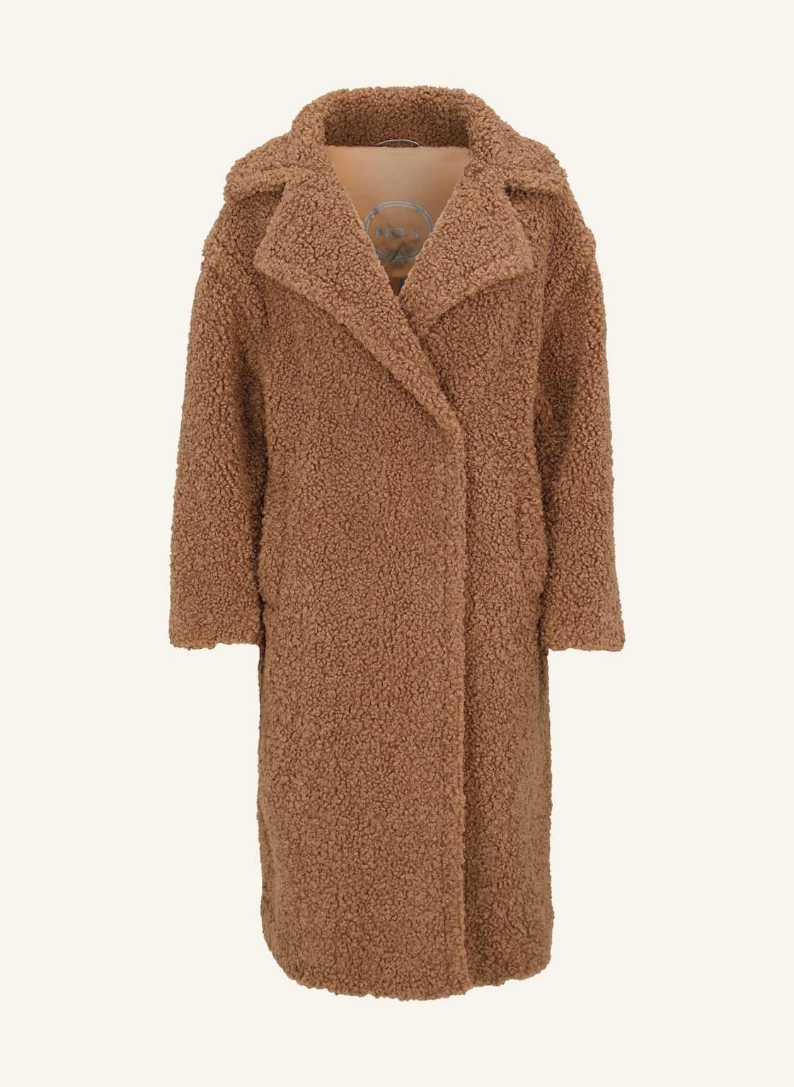 No.1 Como Teddyfell-Mantel Noemi braun von No.1 Como