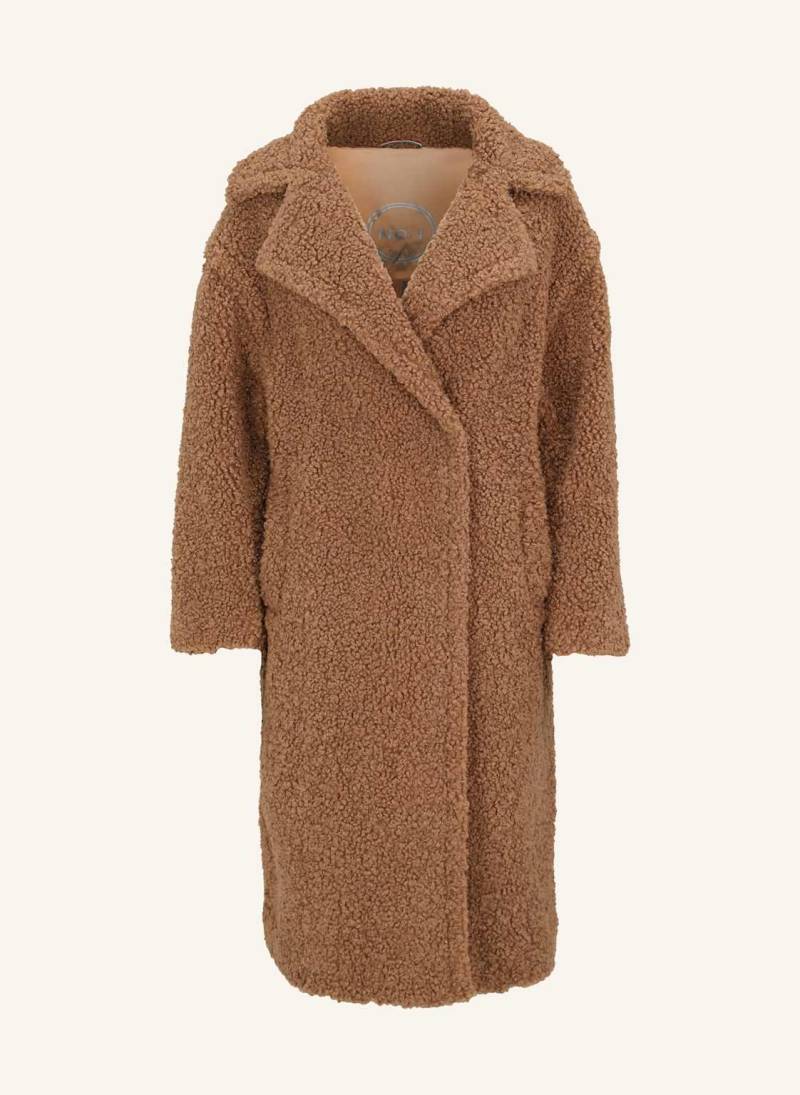 No.1 Como Teddyfell-Mantel Noemi braun von No.1 Como