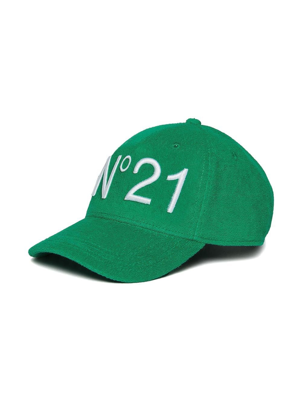 Nº21 Kids Frottee-Baseballkappe mit Logo-Stickerei - Grün von Nº21 Kids