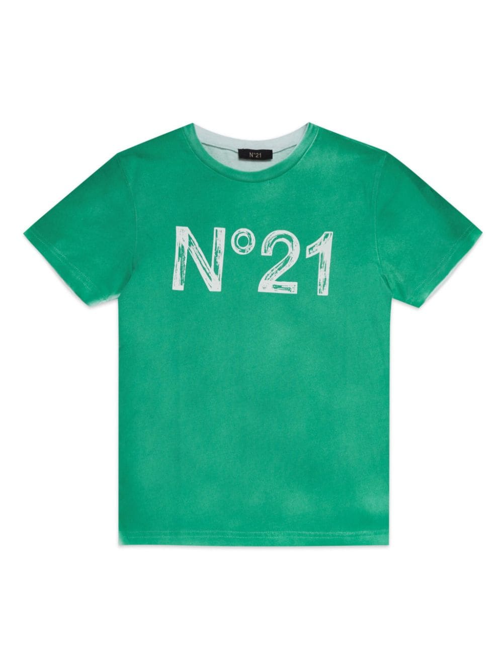 Nº21 Kids T-Shirt mit Logo-Print - Grün von Nº21 Kids