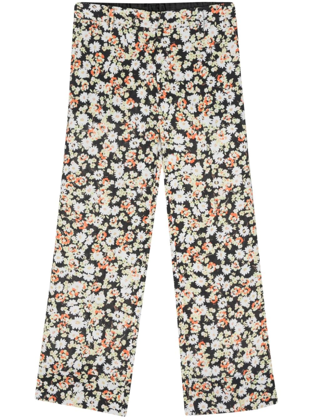 Nº21 Hose mit Blumenmuster - Schwarz von Nº21