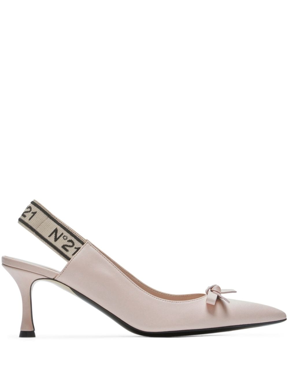 Nº21 Pumps mit Logo-Riemen - Rosa von Nº21