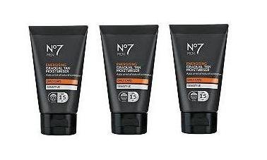 No7 Men Energizing Gradual Tan Feuchtigkeitspflege, LSF 15 x 50 ml, 3 Stück von No7