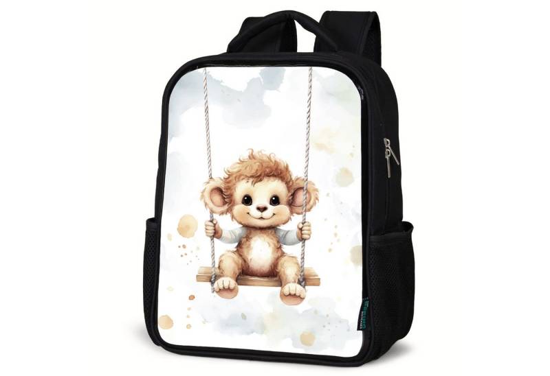 NoBoringSuitcases.com© Reisetasche Affe - Tier - Kinder, Kinderrucksack Schwarz, Schulrucksack, Freizeitrucksack Jungen Mädchen von NoBoringSuitcases.com©