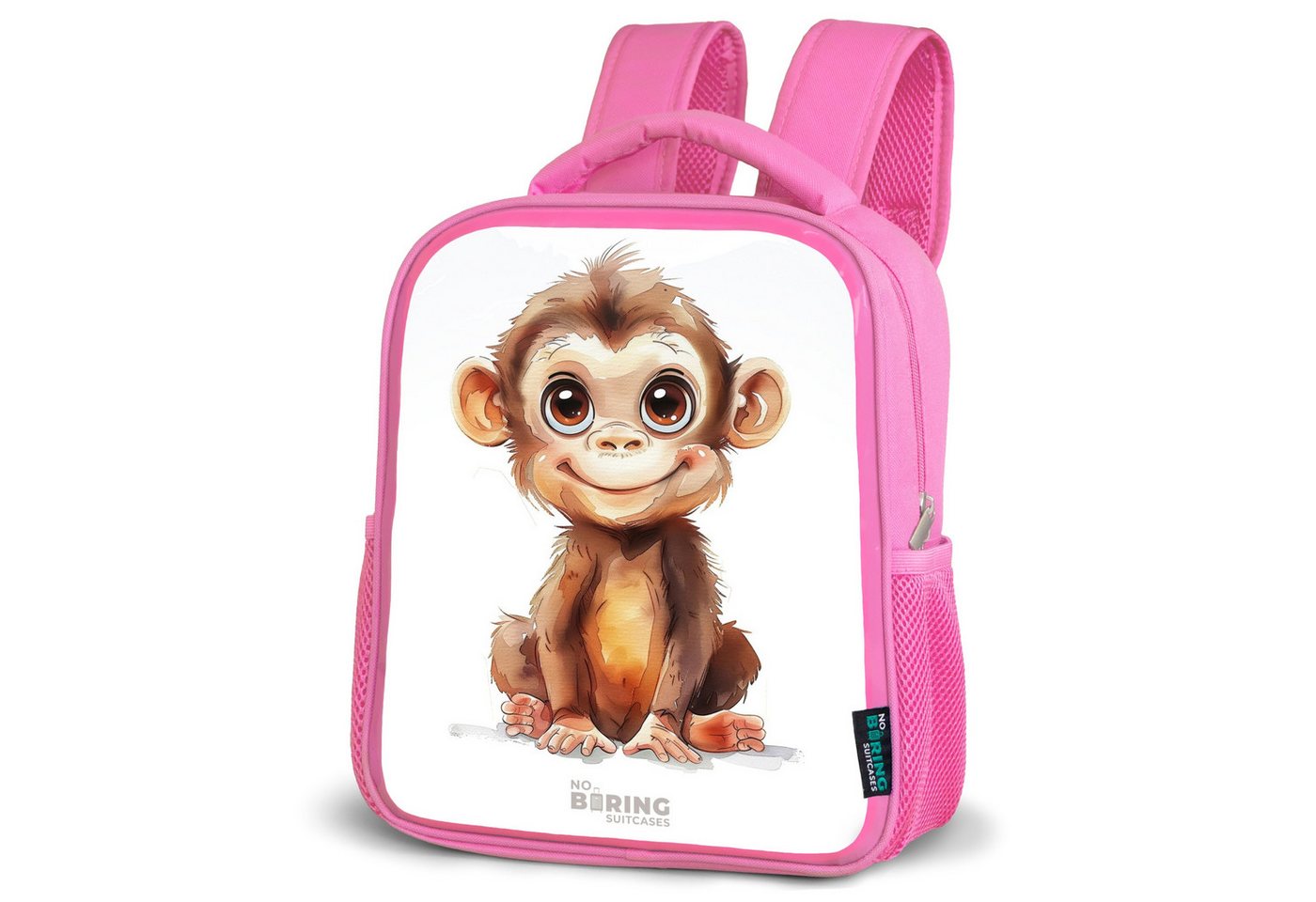 NoBoringSuitcases.com© Rucksack Baby-Affe, Kinderrucksack, Schulrucksack, Freizeitrucksack, Mädchen, Kindergarten von NoBoringSuitcases.com©