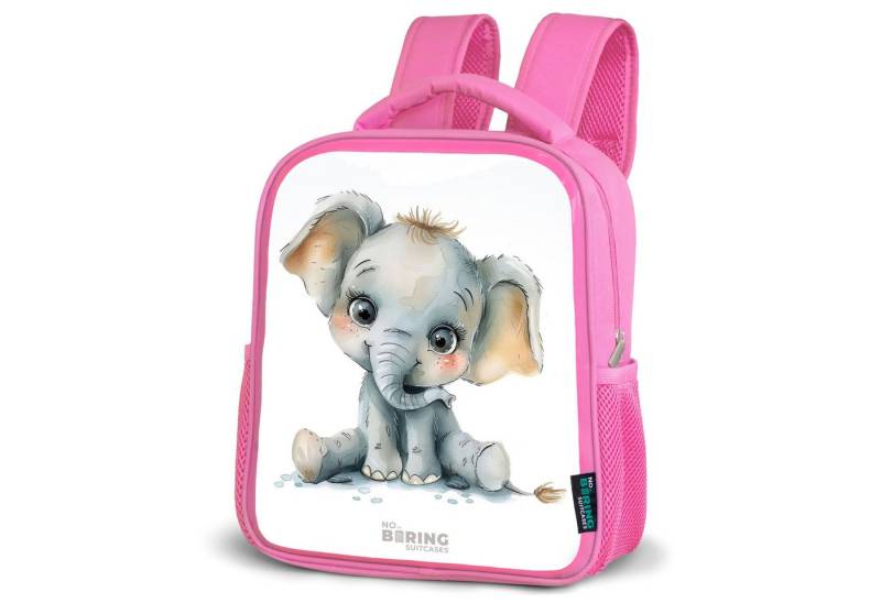 NoBoringSuitcases.com© Rucksack Baby-Elefant, Kinderrucksack, Schulrucksack, Freizeitrucksack, Mädchen, Kindergarten von NoBoringSuitcases.com©