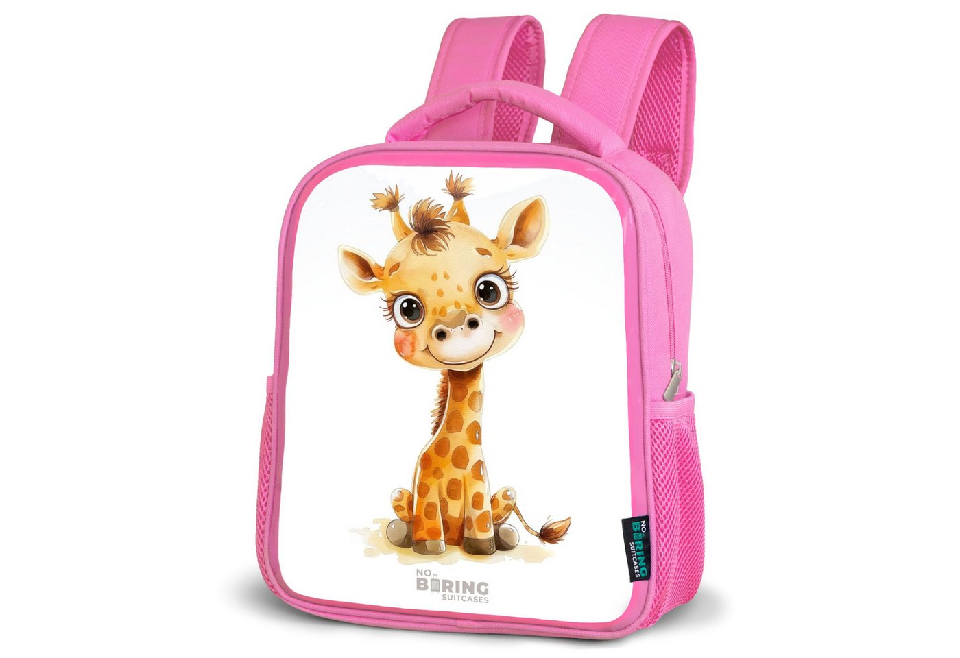 NoBoringSuitcases.com© Rucksack Baby-Giraffe, Kinderrucksack, Schulrucksack, Freizeitrucksack, Mädchen, Kindergarten von NoBoringSuitcases.com©
